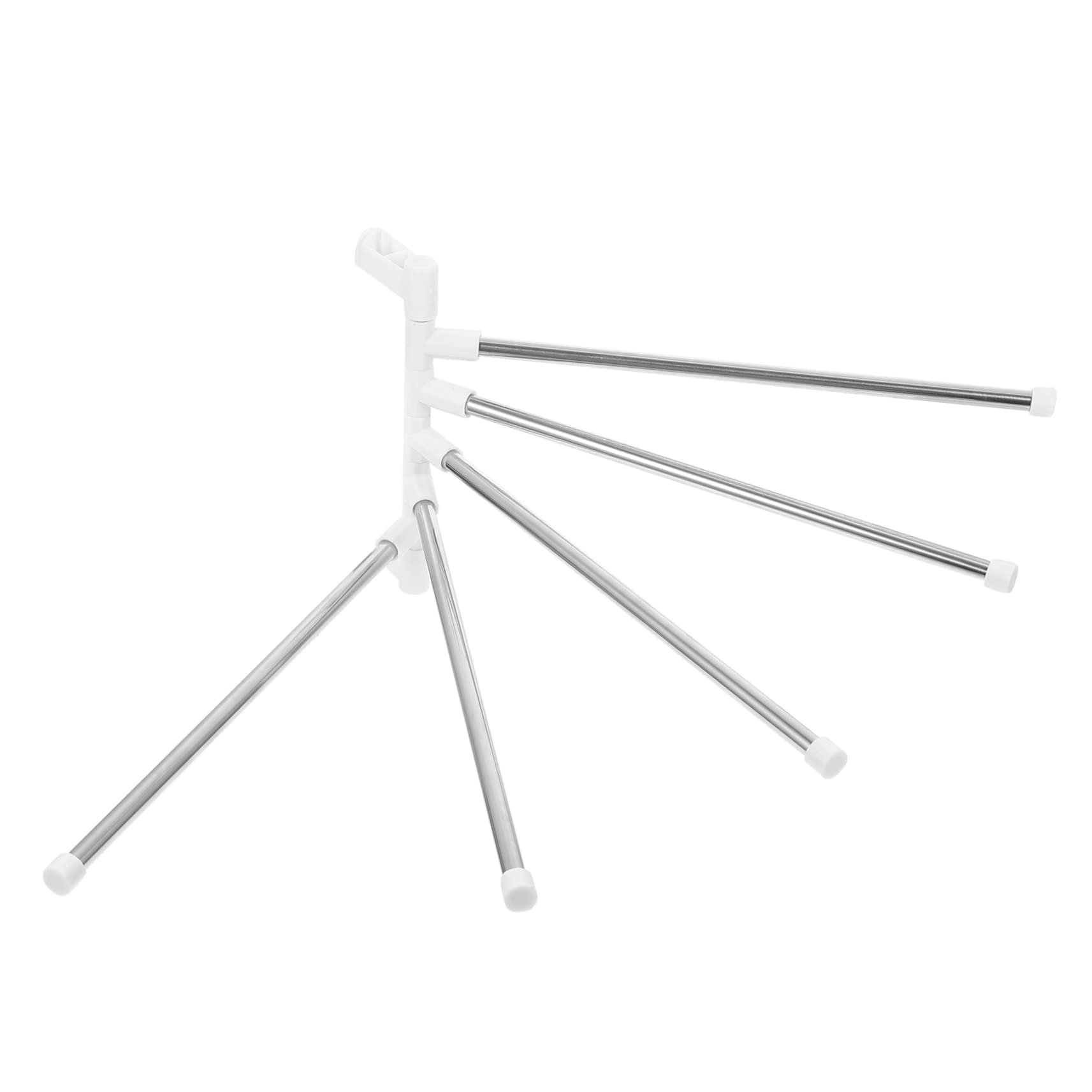 Porte-serviettes rotatif mural en acier inoxydable 3 ensembles