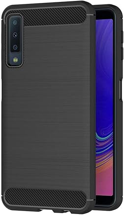 AICEK Funda Samsung Galaxy A7 2018, Negro Silicona Fundas para Samsung A7 2018 Carcasa Galaxy A7 2018 Fibra de Carbono Funda Case (A750 6,0 Pulgadas) AICEK Funda Samsung Galaxy A7 2018, Negro Silicona Fundas para Samsung A7 2018 Carcasa Galaxy A7 2018 Fibra de Carbono Funda Case (A750 6,0 Pulgadas)