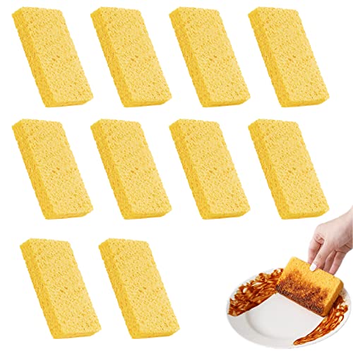 Doyime スポンジ キッチンスポンジ 台所キッチンスポンジ 【10個セット】 台所用スポンジ 食器用スポンジ 吸水スポンジ 両面スポンジ 食器洗い 皿洗い 抗菌 キズつけない 油汚れ 長丈夫で長持ち 乾きやすい 吸水 速乾 清潔 衛生 台所用品 洗濯用