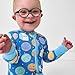 Little Sleepies Pajamas for Baby Boys & Girls, Viscose from Bamboo Baby Pajamas, Snug Sleeper, Toddler PJs, 2-Way Zipper, Blue Cookies & Milk, 3-6M