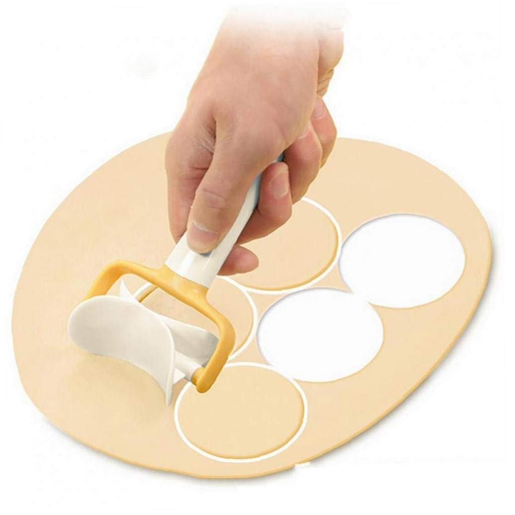 Bongles Plastic Icing Spatula Round Cookie Cutter Rolling Biscuit Cutting Pastry Circle Dough Cutter Dumpling Mold