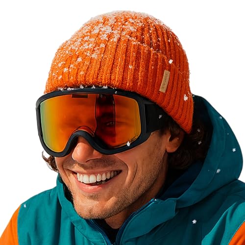 Image of TOP-EX DryKnit Waterproof L /XL /XXL Winter Fleece Lined Beanie Hat for Men Women Warm Knit Watch Skull Cap Cold Weather