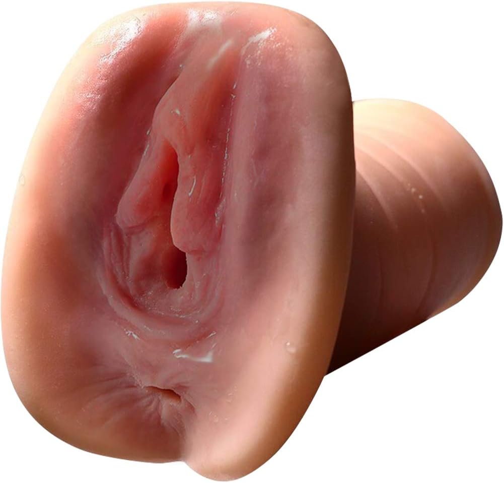 Male Masturbators Pocket Pussy Realistic Stroker Lifelike Silicone Vaginal and Anal Stroker Blow Job Sex Toy for Men Masturbation