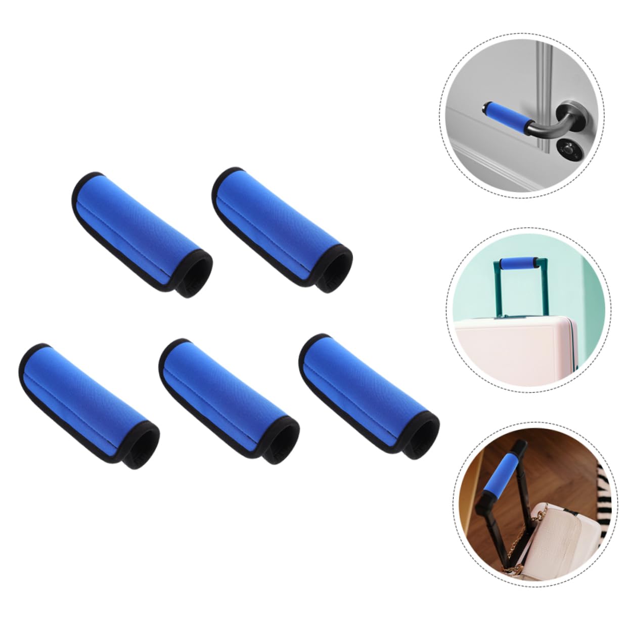 PACKOVE 25piezas Fundas De Asas De Equipaje De Manijas De Maletas Resistentes y Duraderos para Viajes Accesorios De Transporte Prácticos