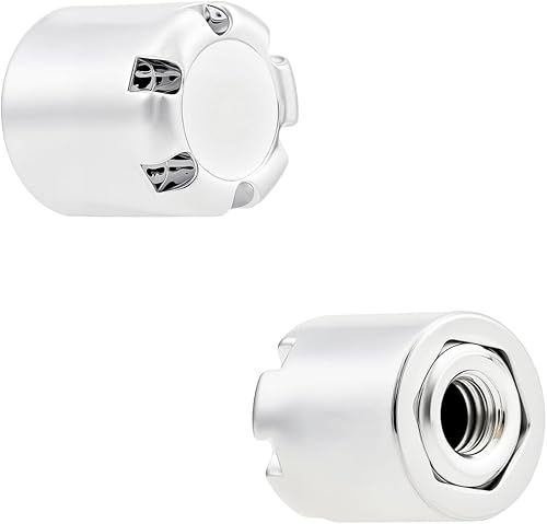 Miniatura 2 de 4 unidades de aluminio M4 tuerca rueda rueda tapa central de bloqueo manual bujes para 110 RC Crawler Car Traxxas TRX4 Axial SCX10 D90 Tamiya MST