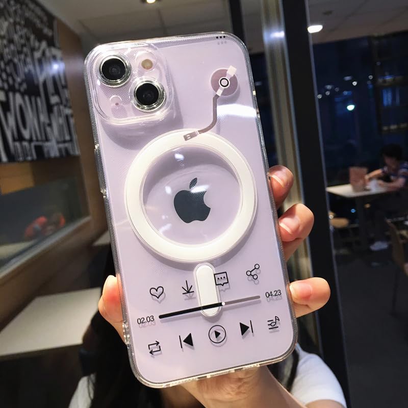 Coque magnétique iPhone 17 Pro Max transparente antichoc MagSafe