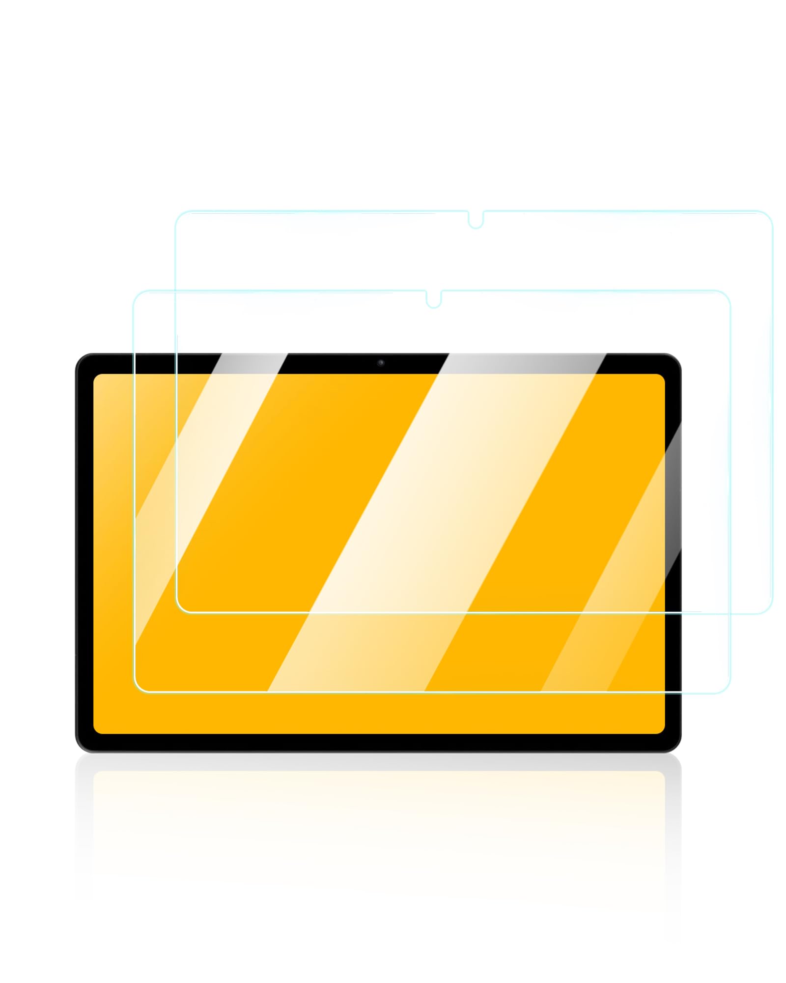 Protector de pantalla para tablet KODAK K12 Android de 12 pulgadas, antiarañazos, dureza 9H, sensible al tacto, bordes redondeados 2.5D, sin burbujas, fácil de instalar, paquete de 2