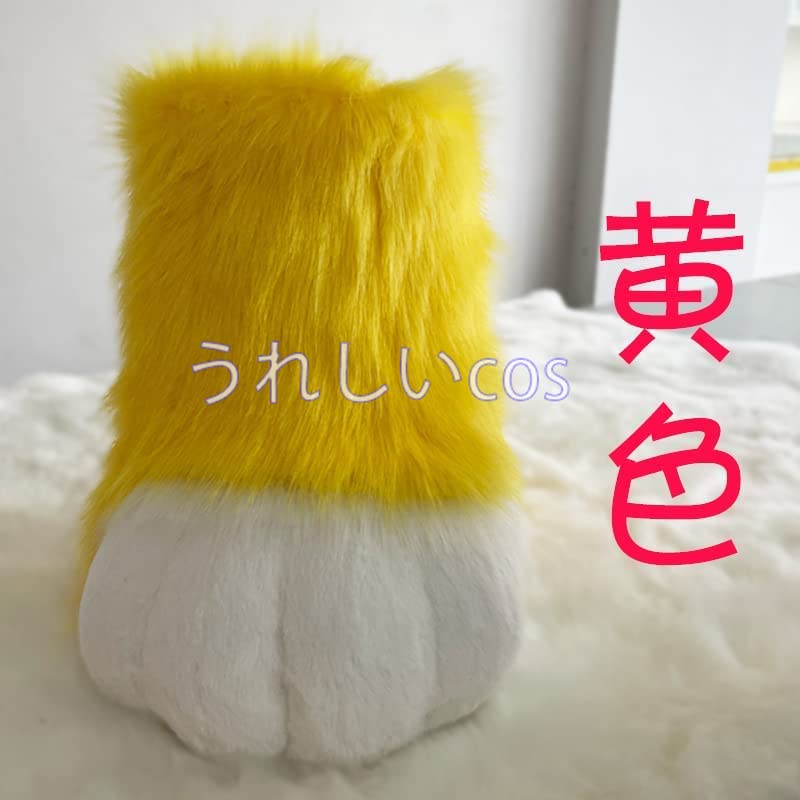 Amazon.co.jp: 即納 Fursuit 獣の足 furry コスプレ 靴 ブーツ