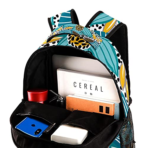 Sac d'école bleu papillon durable pour soulager le dos - 4