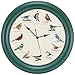 Mark Feldstein Original Singing Bird Clock, 10.7-Inch
