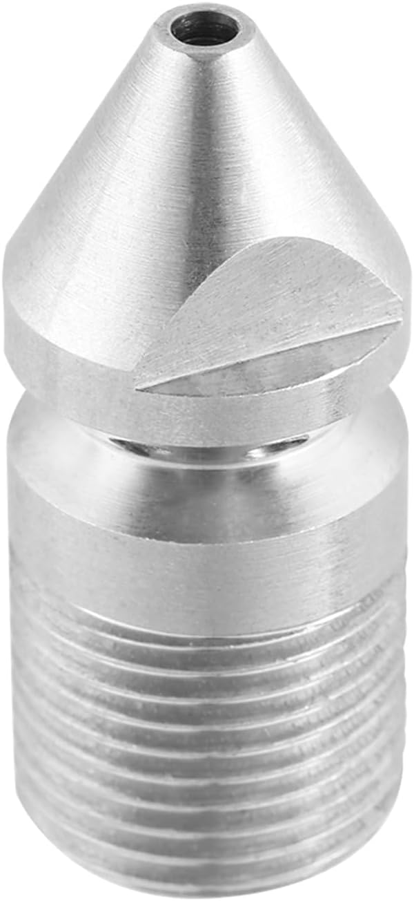 Stainless Steel Pipe Cleaning Nozzle SS304 Male Thread 3/8BSP Sewer Cleaning Nozzle for Pressure Washer