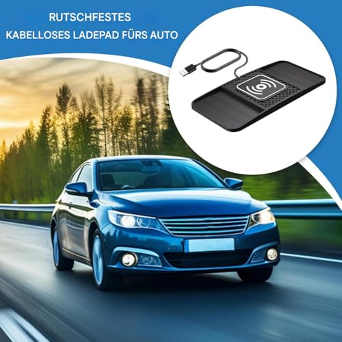 Almohadilla de carga inalámbrica para coche: mantén tus auriculares y móvil listos en cada viaje 2