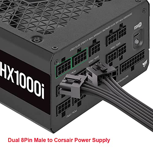 Adaptateur PCIe 5.0 12VHPWR Coudé 90° - 4x PCIe 8 Pins Vers 16 Broches, Pour Cartes Graphiques RTX 4080/5090