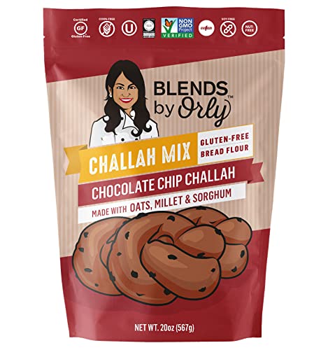 Blends By Orly Gluten Free Chocolate Chip Challah Mix - 61.5 Oz (Pack Of 3) #TOP1