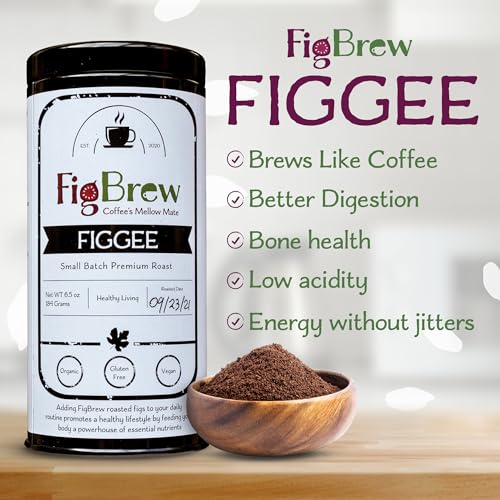Figbrew 101FGE-03 Superfood Coffee Alternative - Caffeine-Free, Digestion-Friendly Coffee Substitute | Organic & Gluten-Free thumb #1