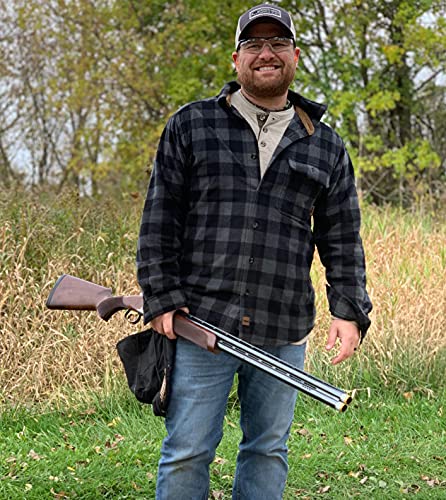 Venado Mens Plaid Shirts For Men - Heavyweight Buffalo Plaid Fleece Shirt - Soft (Plaid Woodland, Medium) #TOP2