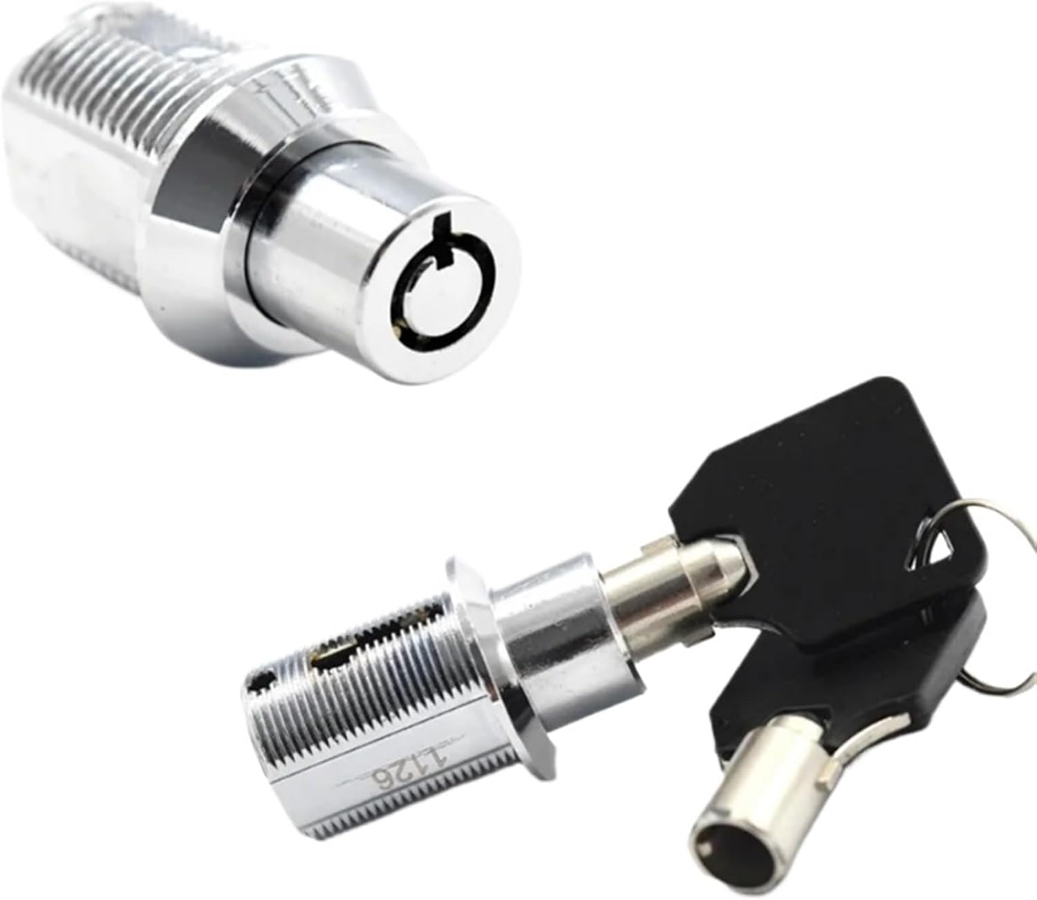 Tubular Cabinet Push Lock M19 M24 Tool Box Showcase Locker Drawer Vending Machine JA47 G 1Pcs(M19 Key Different)