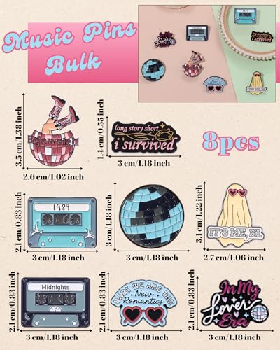 Image of beyonday Creative Singer Pins for Collection Lyrics Album Inspired Brooch Pins for Fans Friendship Brooch Music Lover Enamel Pins on Backpacks Clothes Jeans Hats Concert Gifts for Enthusiasts Women Adults