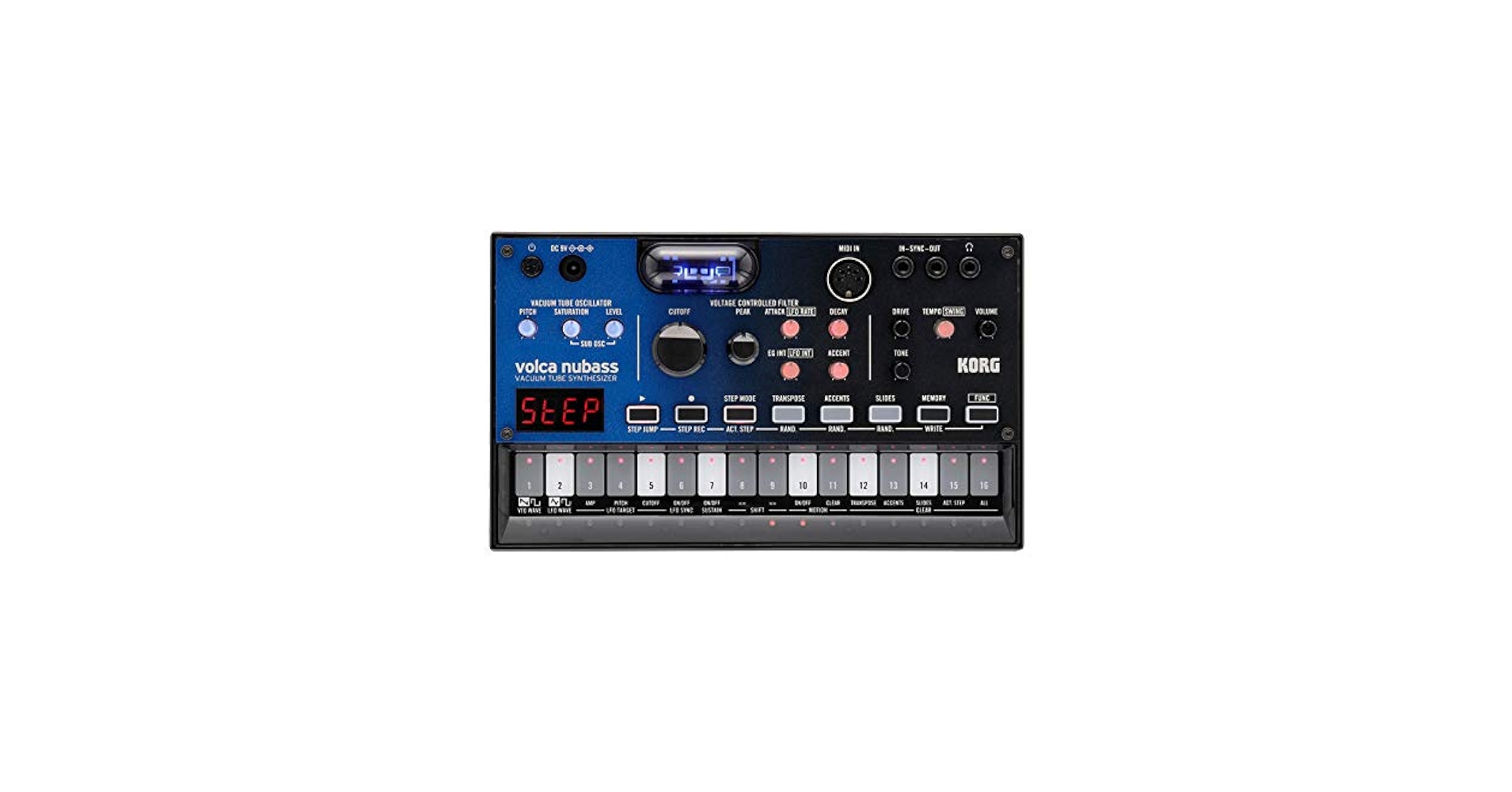 KORG volca nubass シンセサイザー volca nubass - VACUUM TUBE SYNTHESIZER | KORG (USA)