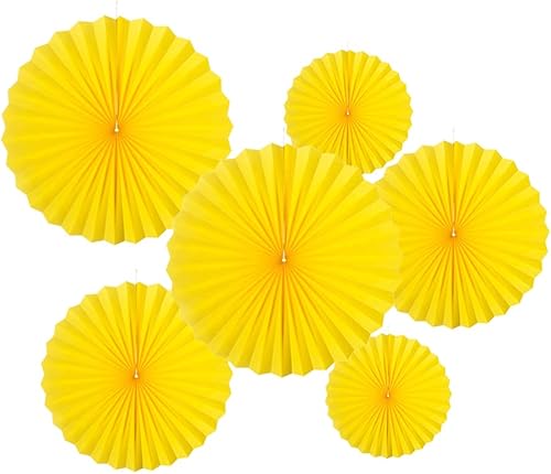 Miniatura 26 de MOWO Abanicos de papel rosa y naranja intenso, decoración de pared para colgar en el techo, decoración para otoño, otoño, Acción de Gracias, baby