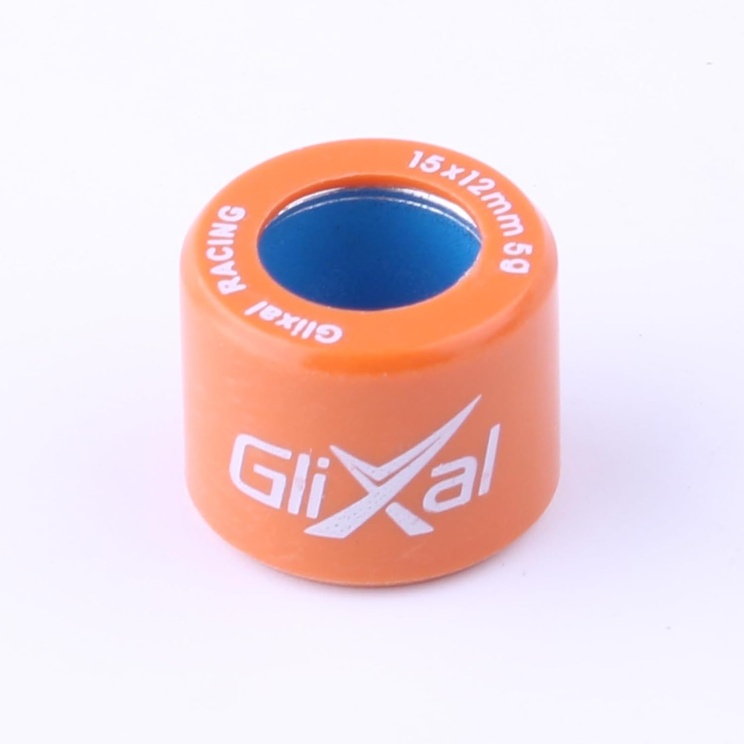 Glixal 15x12mm High Performance Racing Variator Roller Weights Set for Yamaha Jog Vino Zuma 50, Aprilia, Keeway, CPI 2T Scooter Moped ATV 1PE40QMB Minarelli Engine (5 Gram)