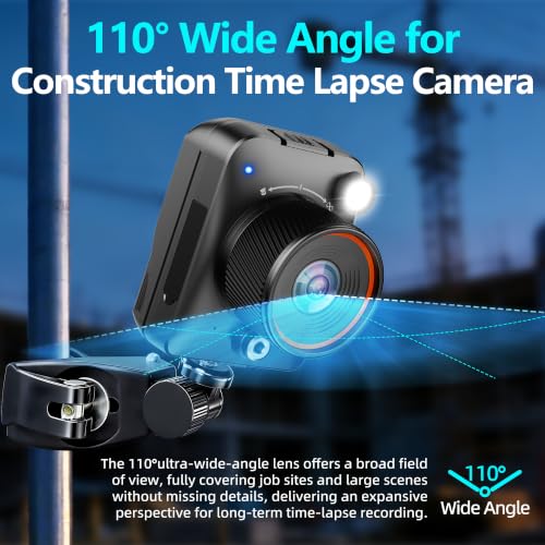 Image of Dsoon Time Lapse Camera,1296P FHD MP4 Video&48MP, Outdoor IP66 Waterproof Timelapse Camera,Captures Plant Growth,Records Garden & Construction,Tracks Weather,6-Month Battery Life,Includes 32GB TF Card