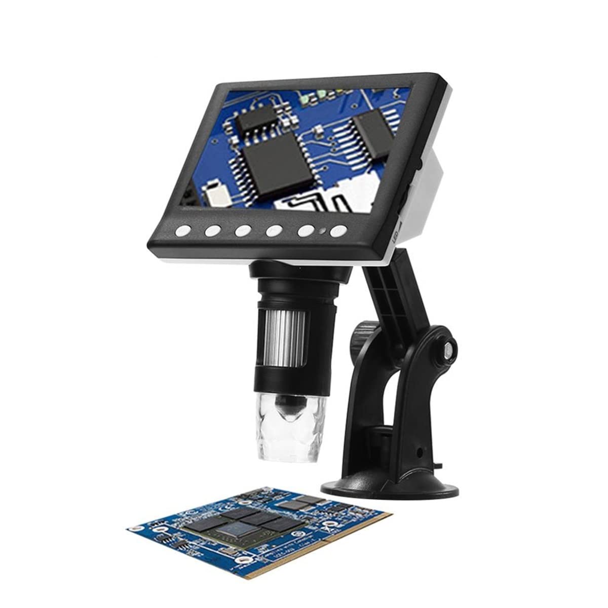 Mikroskop 1000x 4.3 cal 8 LCD elektroniczny mikroskop cyfrowy Magnifier(1000X 4.3 Inch)