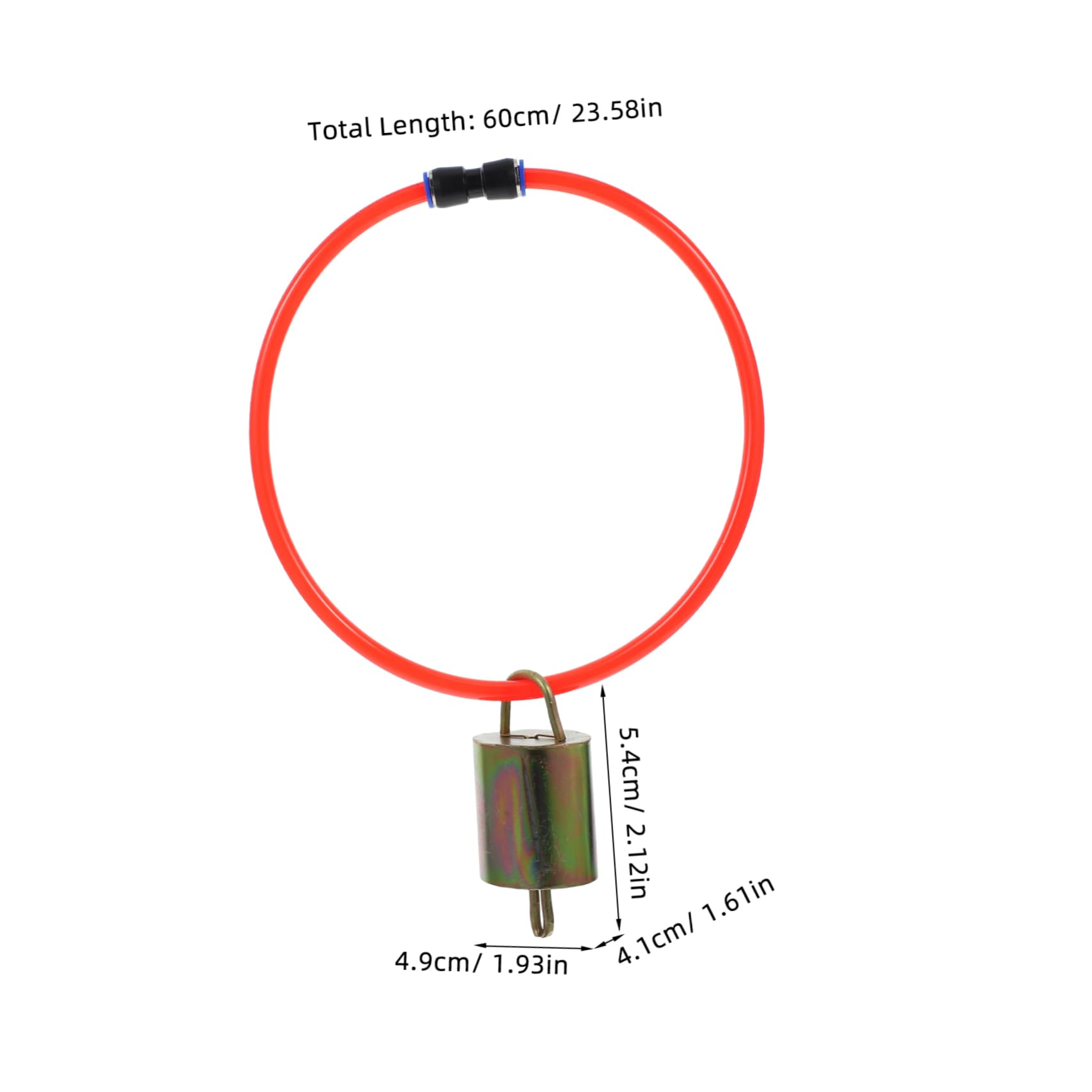 Totority 1 Set Adjustable Nylon Sheep Collar with Copper Bell Lost Design for Small Farm Animals for Goats and Lambs Inner Comfortable Fit for Easy Tracking