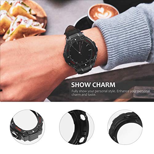 ULTECHNOVO Cobertura da Moldura Do Relógio Protetor de Tela Do Relógio Compatível Com Amazfit T-Rex