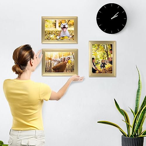 Giftgarden Gold 7x5 Photo Frames 12 Pack, Modern 5x7 Picture Photo Frames for Wall or Tabletop Display - Image 4