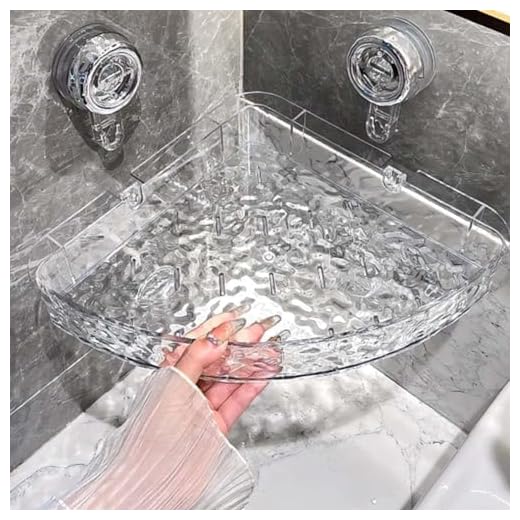 No Drill Clear Wall Caddy