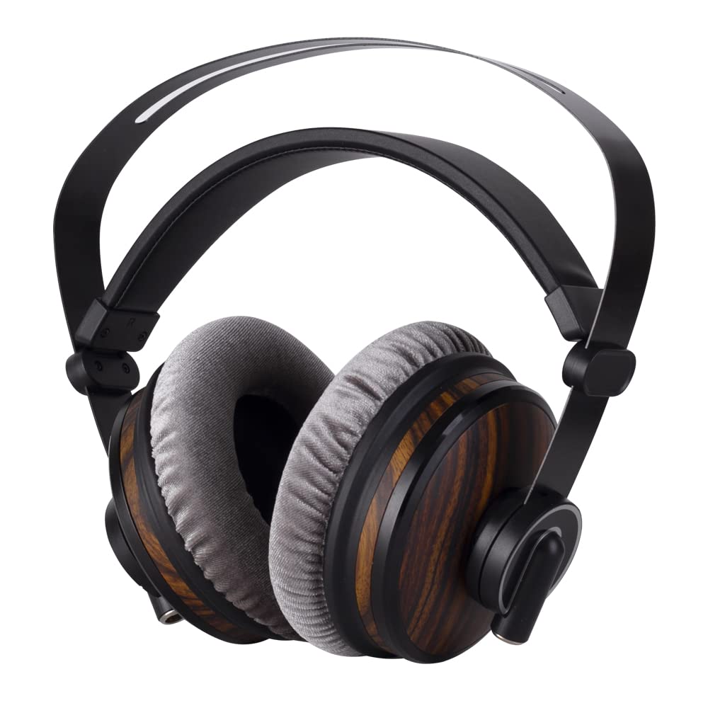 Casque Hi-FI pour Studio de Musique – Unité de Pilotes de 50 mm et Prise Jack 3,5 mm/6,35 mm, Casque Filaire pour Musique, mixage DJ, Enregistrement Audiophile et AMP par Ordinateur