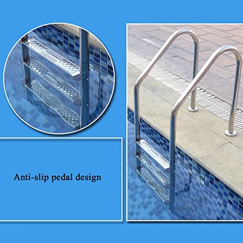 Escalera para piscina de acero inoxidable 3 pasos Katzowen miniatura 4