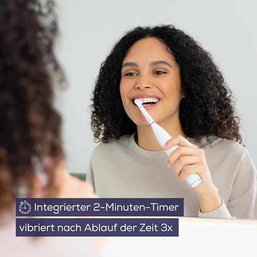 Beurer TB 30 Elektrische Zahnbürste, 2 Reinigungsprogramme für Zahnpflege, oszillierend-pulsierende Putztechnologie zur Plaque Entfernung, 2-Minuten-Timer, leistungsstarker Akku – Bild 5
