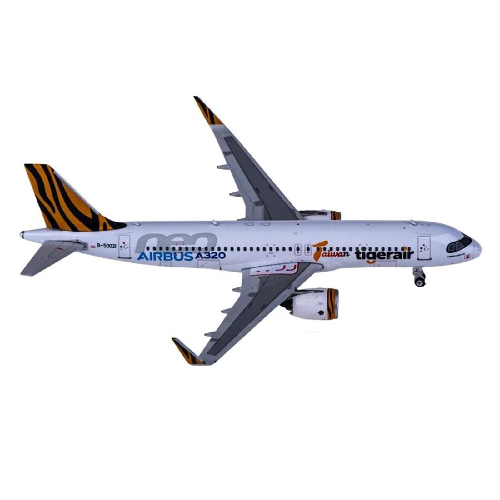 Maquettes d'avion décoratives Tigerair A320 cadeau idéal pour passionné