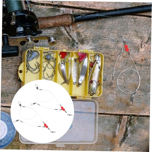 BESPORTBLE equipo de pesca de nylon y acero inoxidable miniatura 7