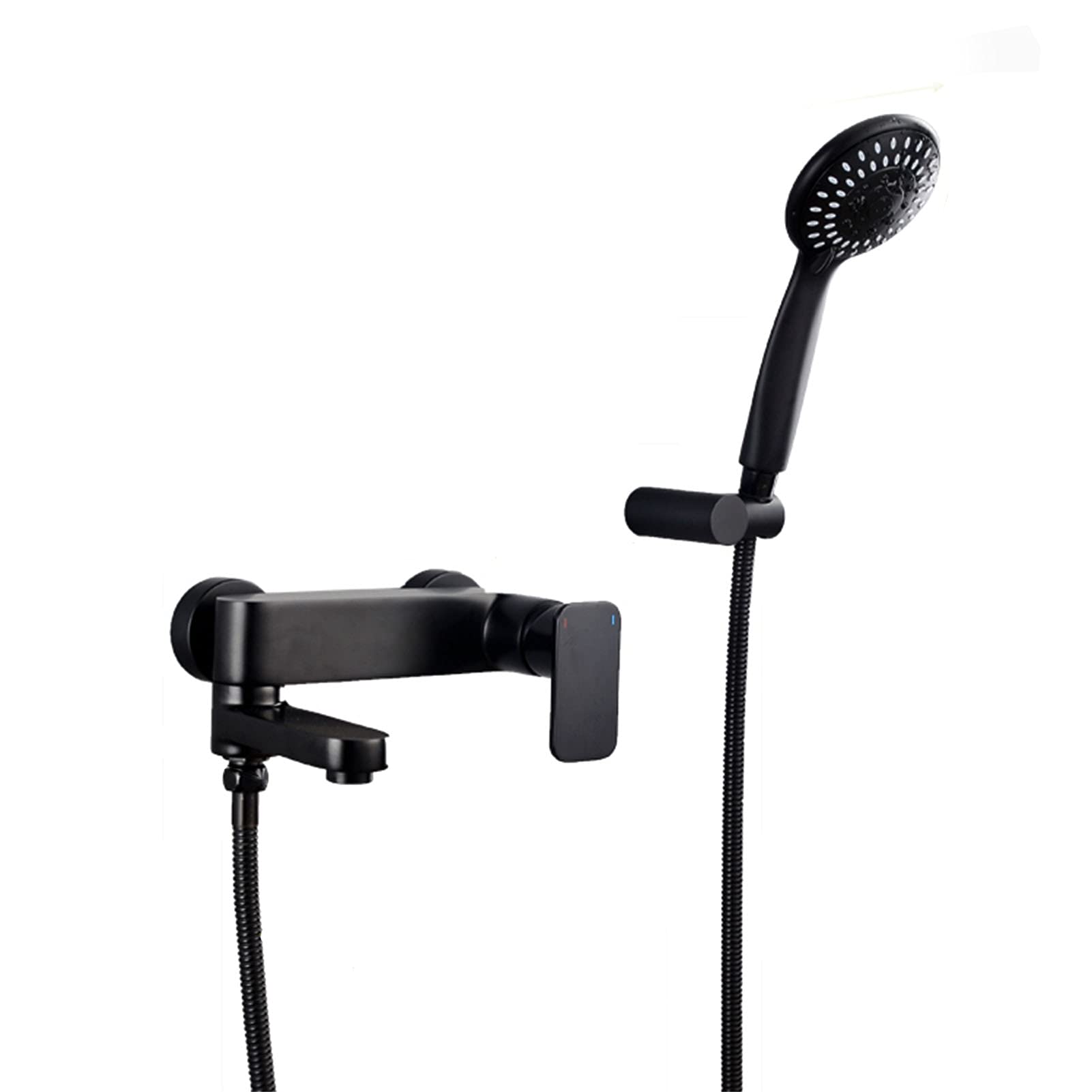 Mitigeur de baignoire et douche noir pour créer une salle de bain moderne