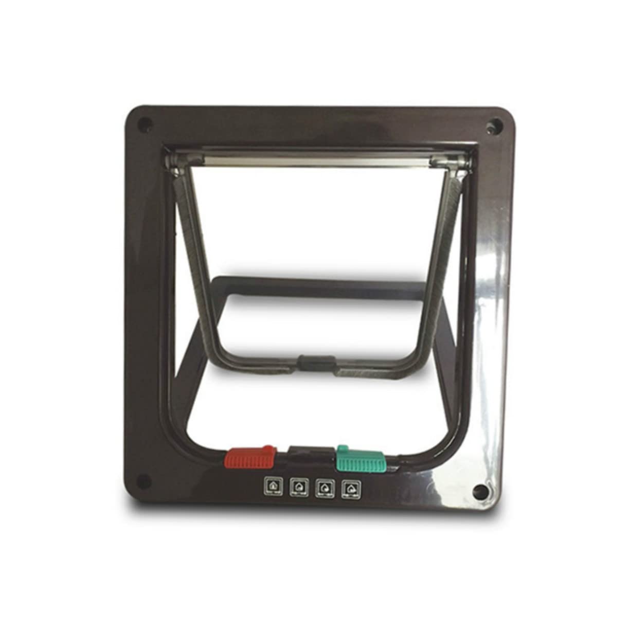 Angoily Cat Dog Flap Door Lock Pet Accessory Energy-efficient Noise-free Easy to Fit