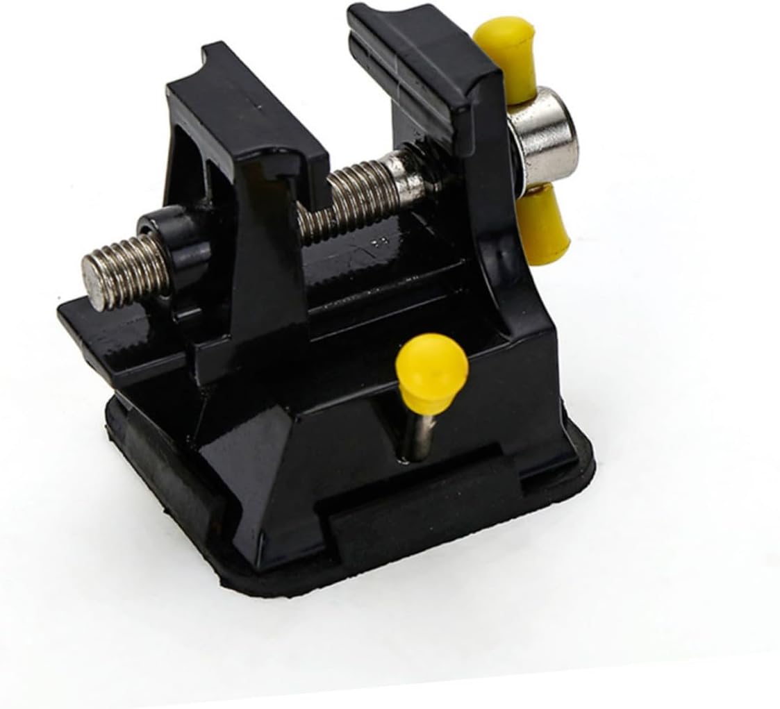 INOOMP Mini Alloy Table Vise Clamp-on Bench Carving Vise for Woodworking DIY Craft Jewelry with Portable Compact Design