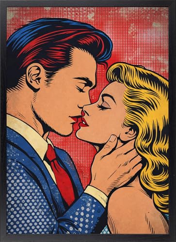 PRONTO DA APPENDERE: Sul retro del quadro sono incluse delle linguette a scomparsa per essere appese.
