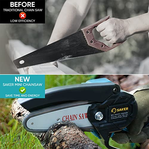Saker-Mini-ChainsawPortable-Electric-Chainsaw-CordlessHandheld-Chain-Saw-Pruning-Shears-Chainsaw-for-Tree-BranchesCourtyardHousehold-and-GardenSAKER-Mini-Chainsaw-1-Battery