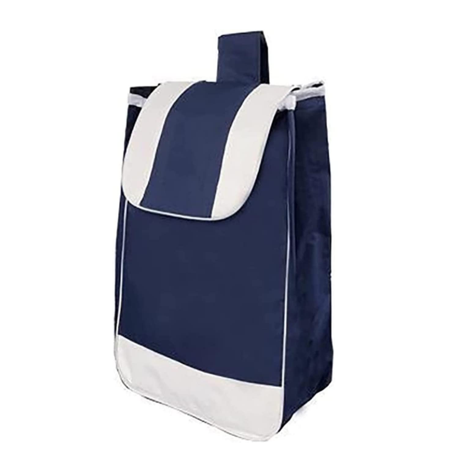 Sac De Remplacement Pour Caddie/chariot De Courses - 72 Litres - Tissu Oxford Imperméable - Dimensions 37,5 X 28,5 X 67 Cm - Avec Poches