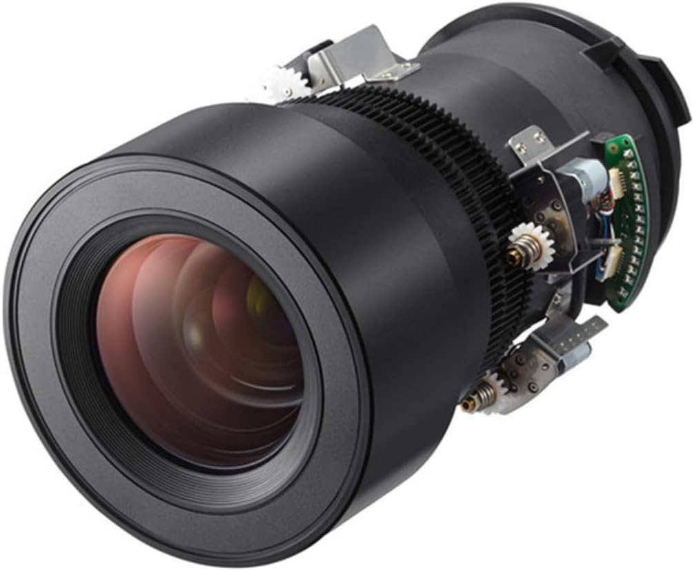Eiki AH-EC21020 Wide Power Zoom and Focus Lens for Use with EK-1300LU, EK-1100LU, EK-1000LU, EK-900LU and EK-850LU 3LCD Laser Projectors; Aperture f/1.70 ~ f/2.0; Focal Length 21.8~49.8mm