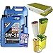 Produktbild Filter Set Inspektionspaket 10 Liter Liqui Moly Motoröl Longtime High Tech 5W-30 MANN-FILTER Innenraumfilter Luftfilter Ölfilter