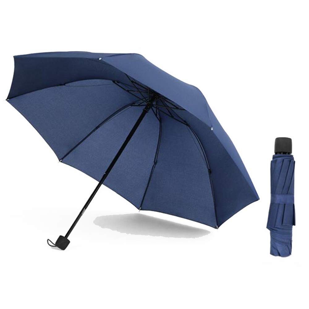 Équipement Sortie parapluie de travail pliable de grandes dimensions mâles et femelles Pluie d'outils (Couleur : bleu marine)