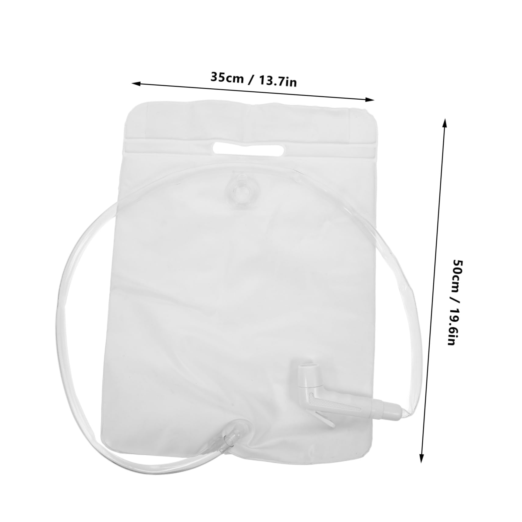 OUNONA Plastic Outdoor Shower Bag Camping Shower Water Bag Lightweight Design