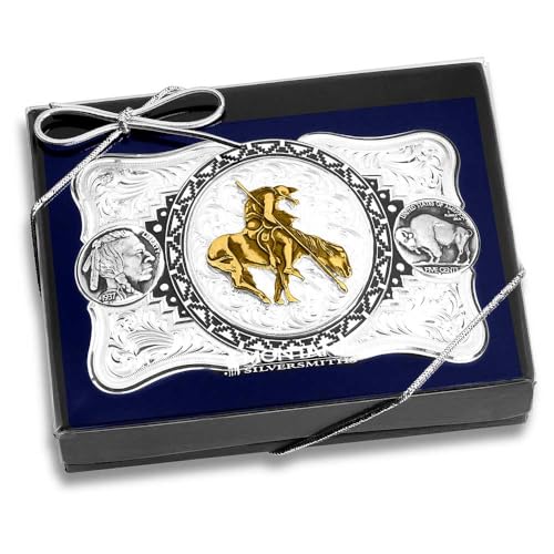 Image of Montana Silversmiths Western Lifestyle Southwestern Series Made in the USA Belt Buckle