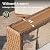 MIXPATIO Outdoor Patio Furniture Set, 6 Piece Sectional Rattan Wicker Sofa Couch, Outdoor Conversation Sets with 10" Extra Thick Cushions for Deck Backyard Lawn