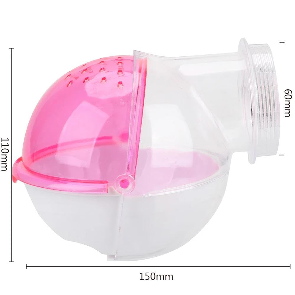 Juguete for hámster, 2 Piezas, baño for hámsteres, Chinchilla, casa for Ratas, Sauna, baño for hámsteres pequeños, baño Azul,Juguetes para hámster(Blue)