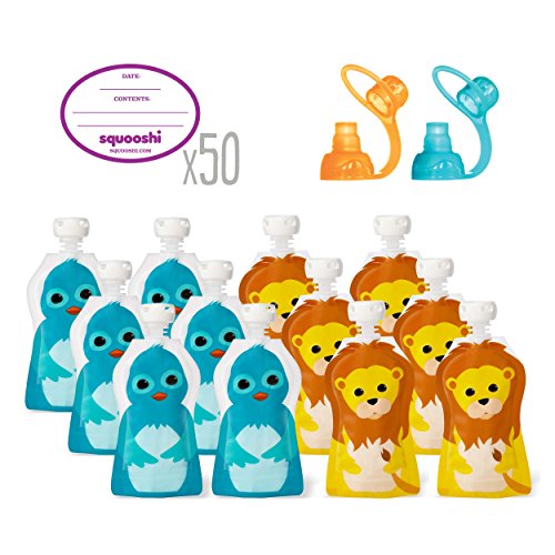 Squooshi Reusable Food Pouch | Baby Starter Kit
